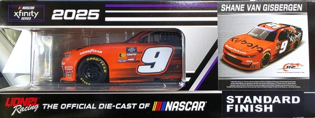 ARC Nascar Shane Van Gisbergen #9 Kubota 2025 Chevrolet 1/24 Diecast