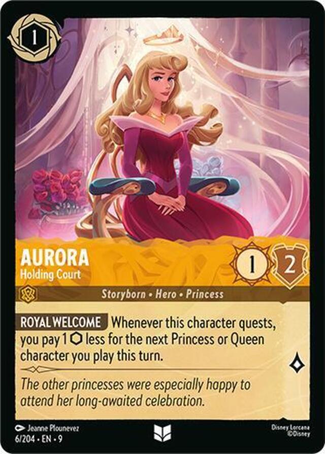 Disney Lorcana: Fabled UNCOMMON Aurora - Holding Court #6/204