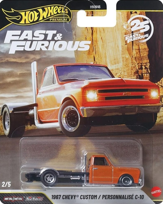 Hot Wheels Premium 2026 Fast & Furious 25th 1967 Chevy Custom C-10 - Fast & Furious