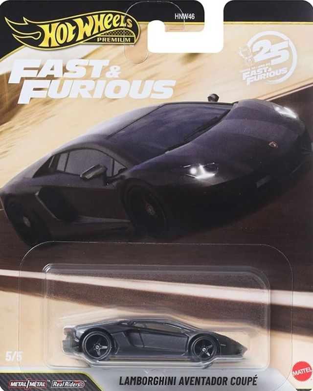 Hot Wheels Premium 2026 Fast & Furious 25th Lamborghini Aventador Coupé - Furious 7
