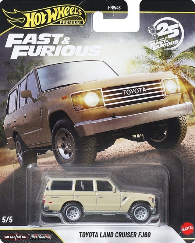 Hot Wheels Premium 2026 Fast & Furious 25th 2010 Toyota Land Cruiser FJ60