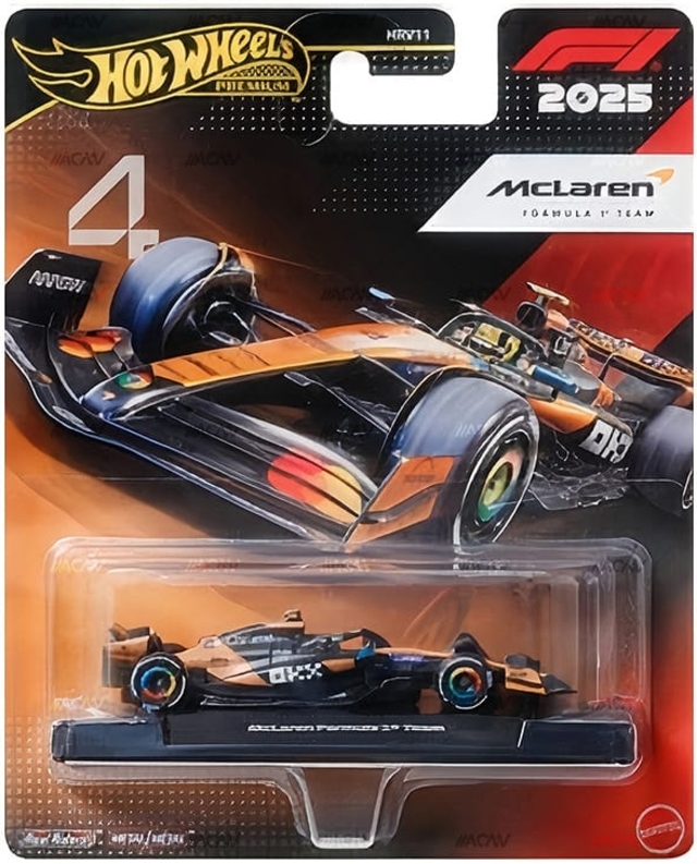 Hot Wheels Premium Formula 1 2026 (2025 Season) McLaren Formula 1 Team #4