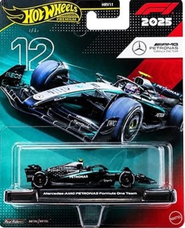 Hot Wheels Premium Formula 1 2026 (2025 Season) Mercedes-AMG PETRONAS Formula One Team (#12)