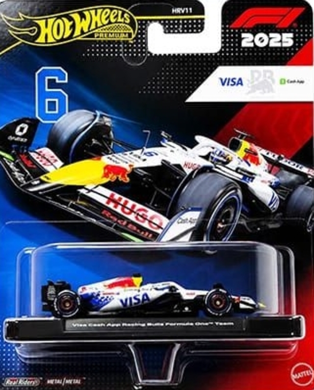 Hot Wheels Premium Formula 1 2026 (2025 Season) Visa Cash App Racing Bulls Formula One Team (#6)