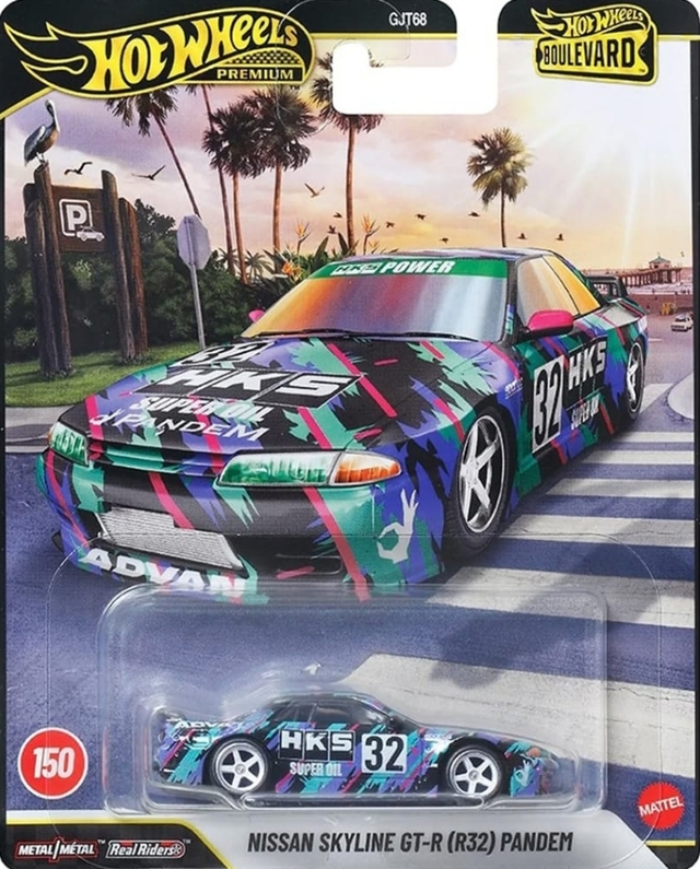 Hot Wheels Premium Boulevard #150 - Nissan Skyline GT-R (R32) Pandem