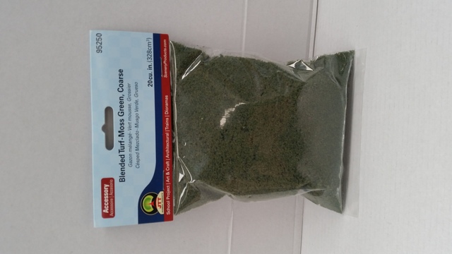 JTT 95250 JTT Scenery Moss Green Blend Coarse Turf