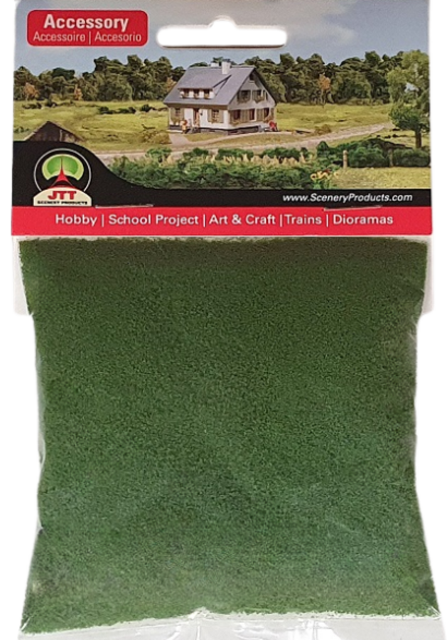 JTT 95260 JTT Scenery Green Grass 3.6 cubic inches