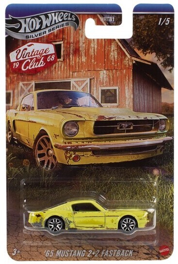 Hot Wheels Silver Series Vintage Club 1968 - '65 Mustang 2+2 Fastback 1/5