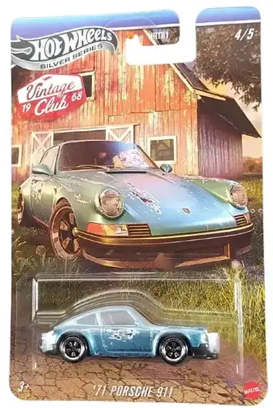 Hot Wheels Silver Series Vintage Club 1968 - '71 Porsche 911 4/5