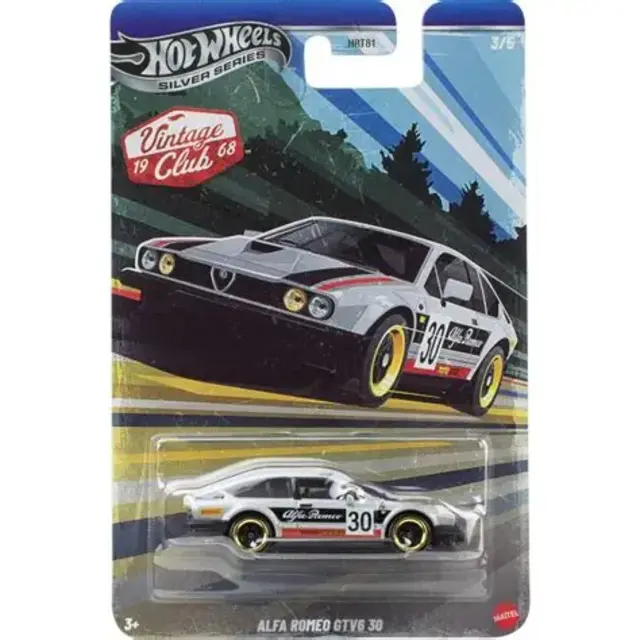 Hot Wheels Silver Series Vintage Club 1968 - Alfa Romeo GTV6 30 3/5