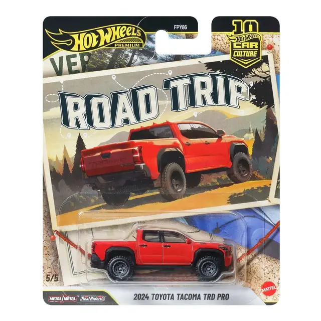 Hot Wheels Car Culture ROAD TRIP 2024 Toyota Tacoma TRD Pro 5/5