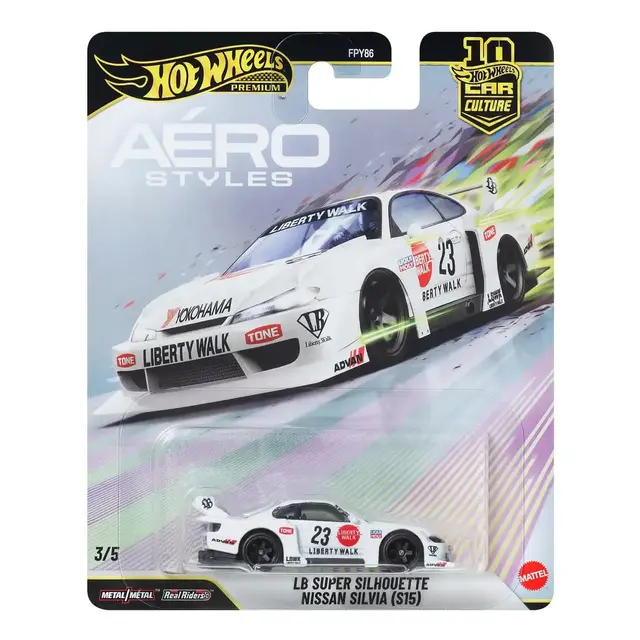 Hot Wheels Car Culture AERO STYLES LB Super Silhouette Nissan Silvia (S15) 3/5