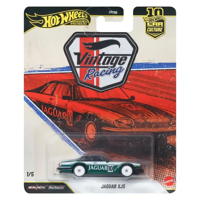 Hot Wheels Car Culture VINTAGE RACING Jaguar XJS 1/5