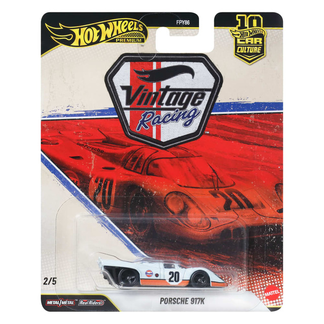 Hot Wheels Car Culture VINTAGE RACING Porsche 917K 2/5
