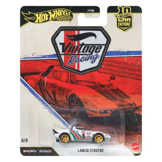 Hot Wheels Car Culture VINTAGE RACING Lancia Stratos 5/5