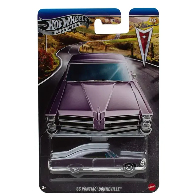 Hot Wheels Silver Series 2026 Pontiac '65 Pontiac Bonneville 3/5