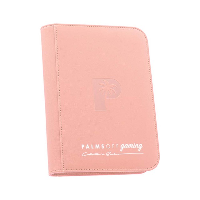 Palms Off Collector’s Series 4 Pocket Zip Binder – PINK