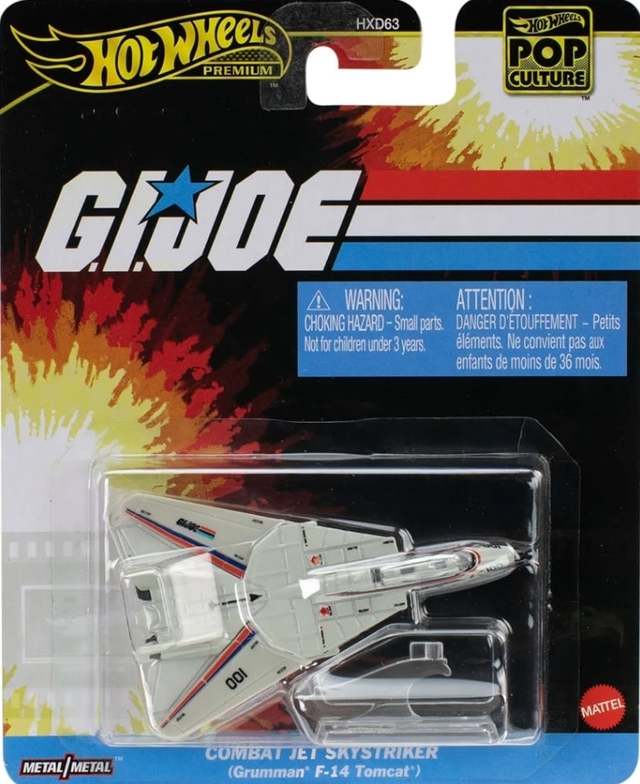 Hot Wheels 2026 Pop Culture Combat Jet Skystriker (Grumman F-14 Tomcat) - G.I. Joe