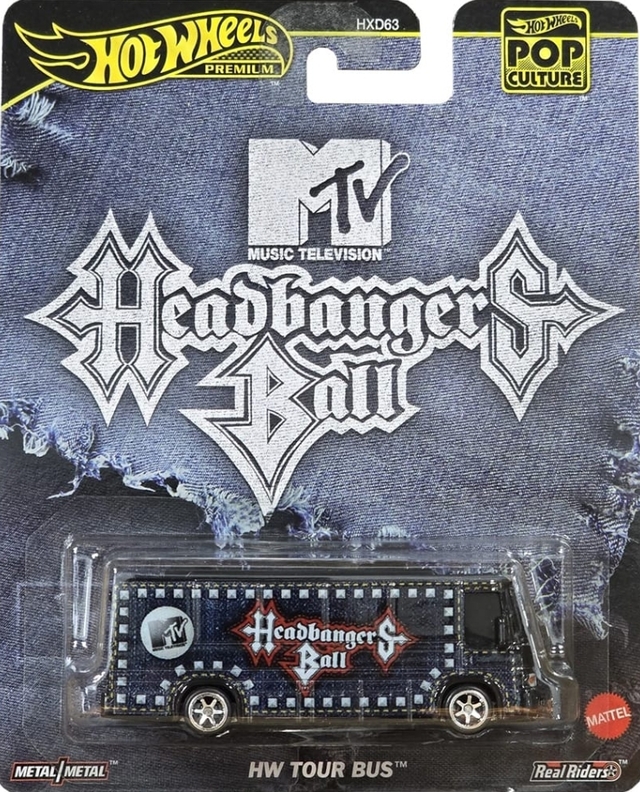 Hot Wheels 2025 Pop Culture HW Tour Bus - Headbangers Ball