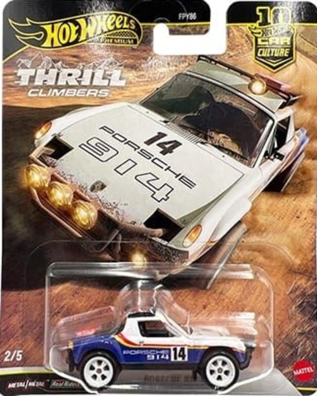 2026 Hot Wheels Car Culture - Thrill Climbers Porsche 914 Safari