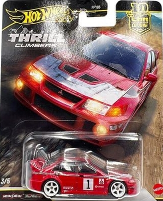 2026 Hot Wheels Car Culture - Thrill Climbers Mitsubishi Lancer Evolution VI