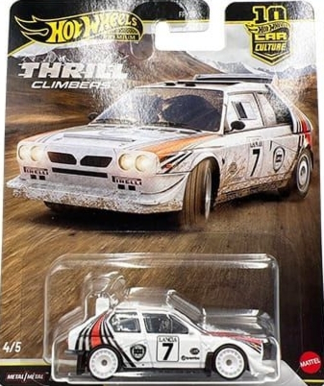 2026 Hot Wheels Car Culture - Thrill Climbers Lancia Delta S4