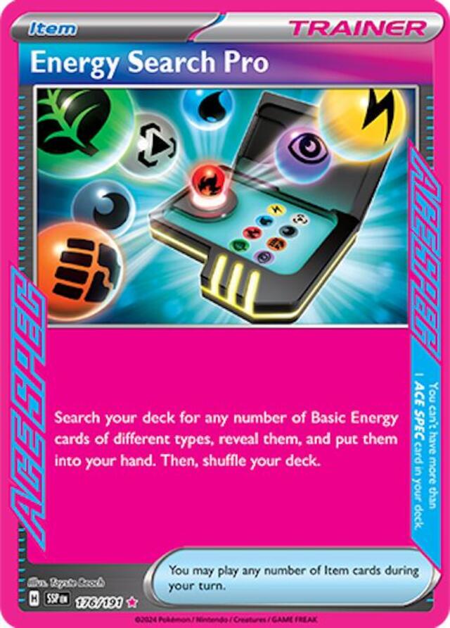 Energy Search Pro #176 Pokemon Surging Sparks