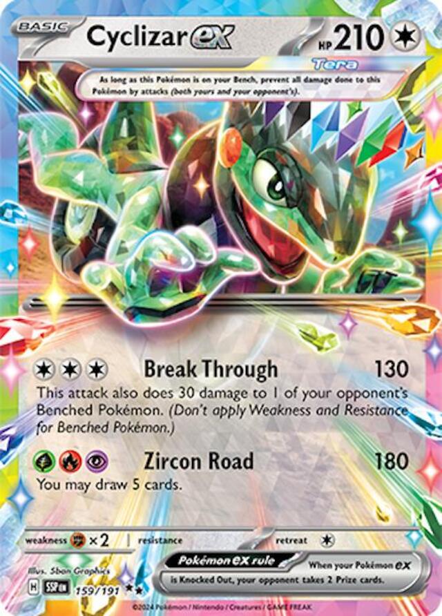 Cyclizar ex #159 Pokemon Surging Sparks