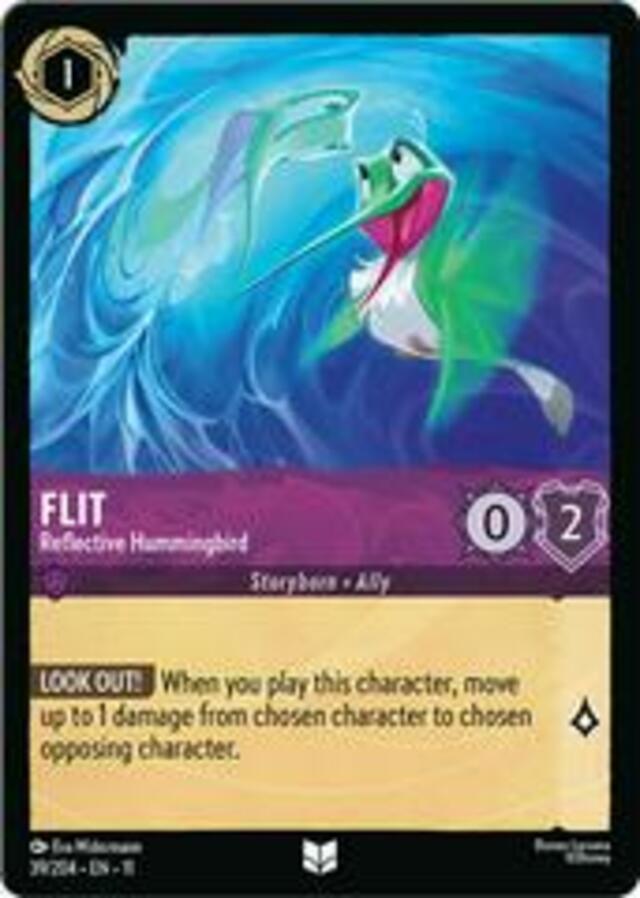 Disney Lorcana: Winterspell UNCOMMON Flit - Reflective Hummingbird #39/204