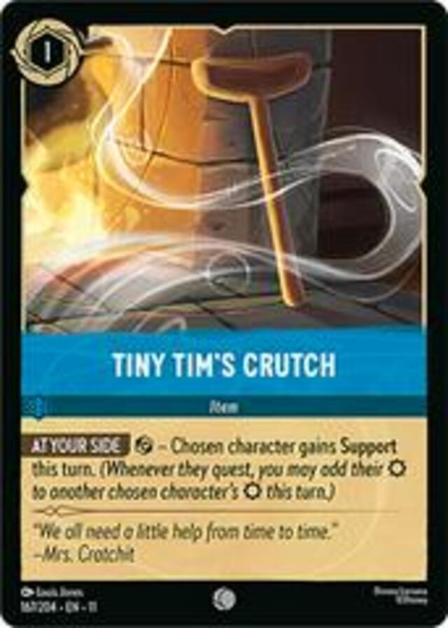 Disney Lorcana: Winterspell COMMON Tiny Tim's Crutch #167/204