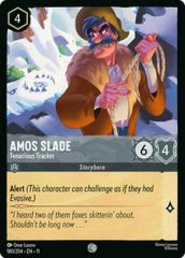 Disney Lorcana: Winterspell COMMON Amos Slade - Tenacious Tracker #180/204