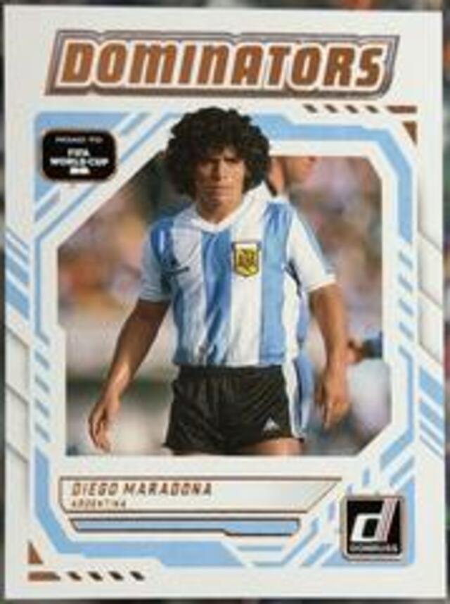 Diego Maradona #23 2025 Panini Donruss Road to FIFA Dominators