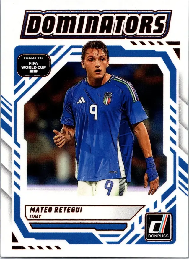 Mateo Retegui #15 2025 Panini Donruss Road to FIFA Dominators