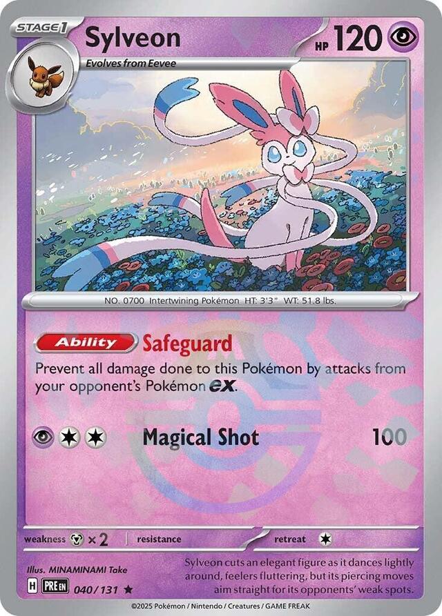 Sylveon [Master Ball] #40 Pokemon Prismatic Evolutions