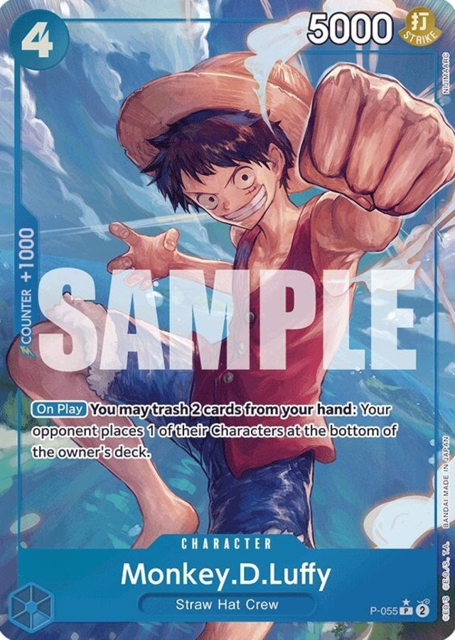 Monkey.D.Luffy (P-055) (Full Art) - Premium Booster -The Best- (PRB-01)