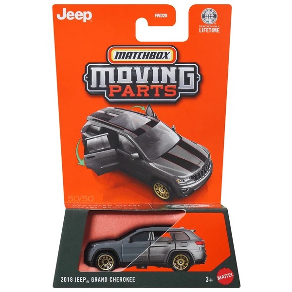Matchbox Moving Parts 2018 Jeep Grand Cherokee