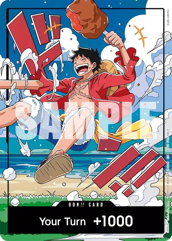 DON!! Card [World United] Luffy & Zoro 2 card set One Piece Promo