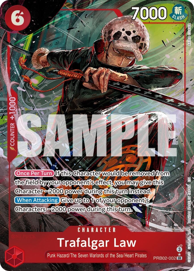 Trafalgar Law [Alternate Art] PRB02-002 One Piece Premium Booster 2