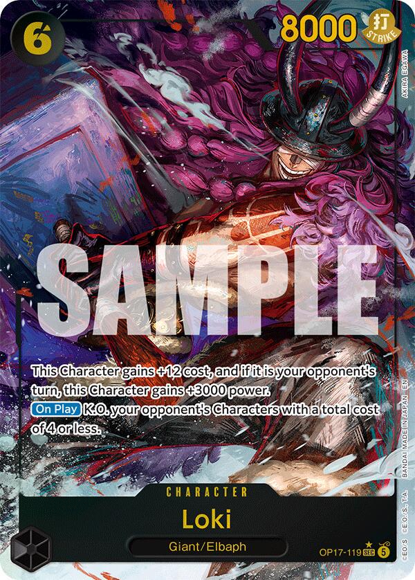 Loki [Alternate Art] OP17-119 One Piece World's Strongest Warriors
