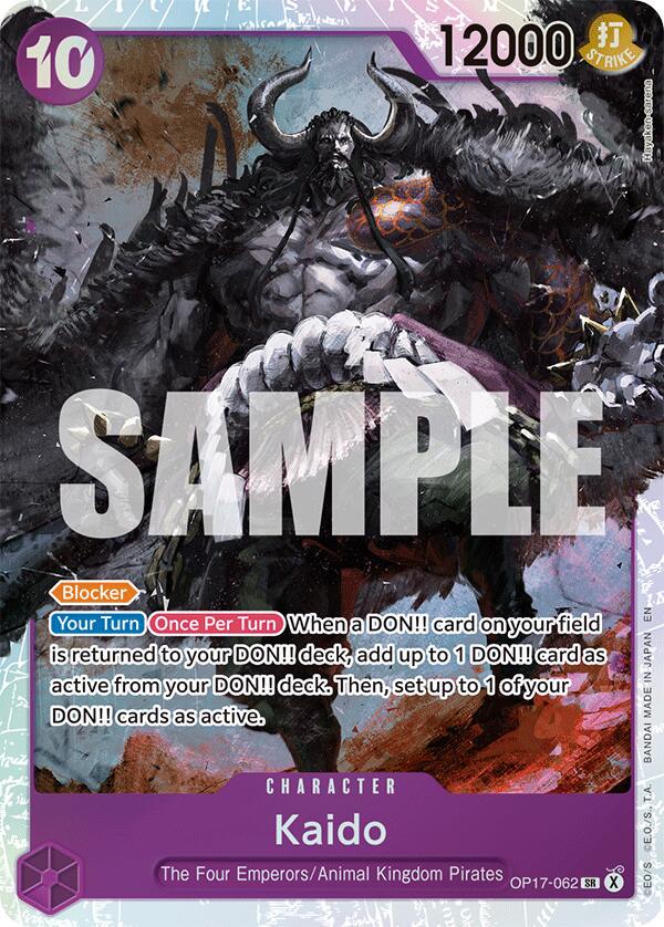 Kaido OP17-062 One Piece World's Strongest Warriors