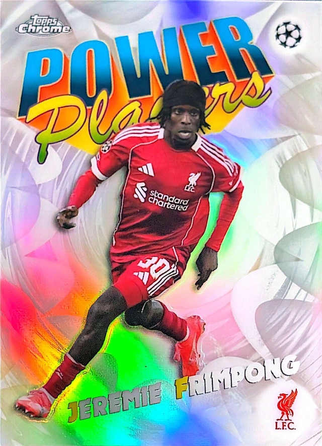 Jeremie Frimpong #PP-1 2025 Topps Chrome UEFA Power Players