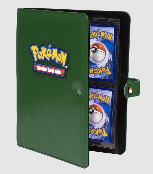Ultra Pro Pokemon: Premium 4-Pocket Snap Binder (Green)