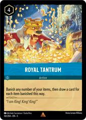Disney Lorcana: Shimmering Skies RARE FOIL Royal Tantrum #161/204