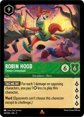Disney Lorcana: Shimmering Skies RARE Robin Hood - Timely Contestant #69/204