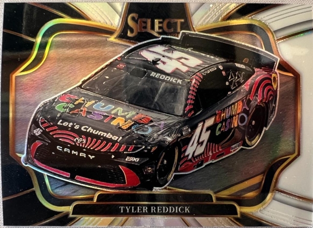 Tyler Reddick [Black White] #182 2026 Panini Select NASCAR 004/149