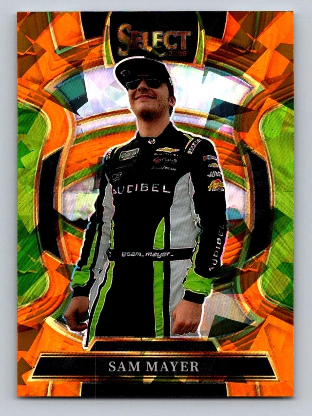 Sam Mayer [Orange Ice] #89 2026 Panini Select NASCAR