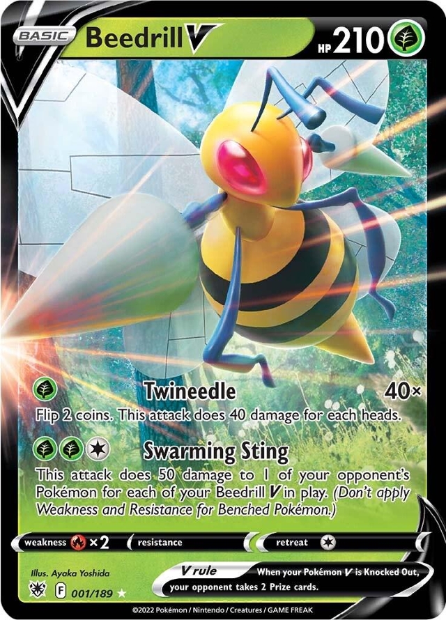 Pokemon TCG: Beedrill 1/189 Astral Radiance
