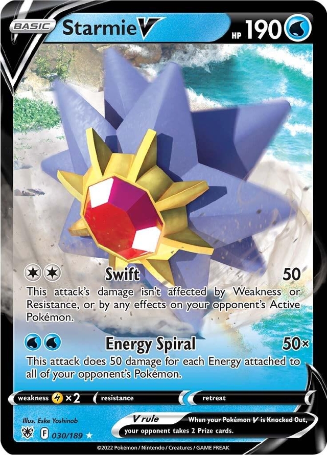 Pokemon TCG: Starmie V 30/189 Astral Radiance