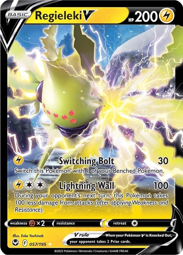 Regieleki V #57 Pokemon Silver Tempest