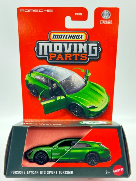 Matchbox Moving Parts Porsche Taycan GTS Sport Turismo